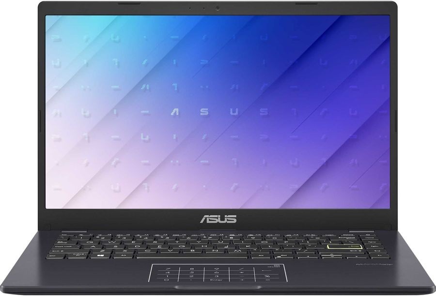 Ноутбук Asus VivoBook E410MA-EB338T Pentium Silver N5030/4Gb/SSD256Gb/Intel UHD Graphics 605/14"/IPS/FHD (1920x1080)/Windows 10/blue/WiFi/BT/Cam