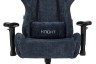Кресло игровое Zombie VIKING KNIGHT Fabric синий Light-27 с подголов. крестовина металл