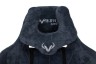 Кресло игровое Zombie VIKING KNIGHT Fabric синий Light-27 с подголов. крестовина металл
