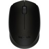 Мышь Logitech B170 черный оптическая (800dpi) беспроводная USB для ноутбука (2but)