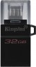 Флеш Диск Kingston 32Gb DataTraveler microDuo 3 G2 DTDUO3G2/32GB USB3.0 черный