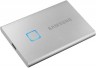 Накопитель SSD Samsung USB-C 2Tb MU-PC2T0S/WW T7 Touch 1.8" серый