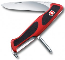 Нож перочинный Victorinox RangerGrip 53 (0.9623.C) 130мм 5функций красный/черный карт.коробка