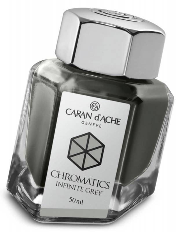 Флакон с чернилами Carandache Chromatics (8011.005) Infinite grey чернила 50мл