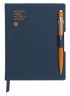 Записная книжка Carandache Office (8491.454) синий A6 192стр. в линейку в компл.:ручка шариковая 849 оранжевый