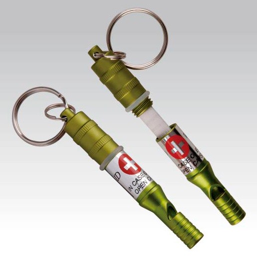 Брелок Munkees Emergency Whistle (3385) д.75мм ш.10мм (доп.ф.:свисток)