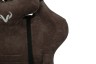 Кресло игровое Zombie VIKING KNIGHT Fabric темно-коричневый Light-10 с подголов. крестовина металл