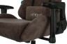 Кресло игровое Zombie VIKING KNIGHT Fabric темно-коричневый Light-10 с подголов. крестовина металл