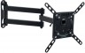 Кронштейн для телевизора Kromax DIX-14 черный 15"-42" макс.20кг настенный поворотно-выдвижной и наклонный