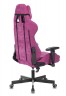 Кресло игровое Zombie VIKING KNIGHT Fabric малиновый Light-15 с подголов. крестовина металл
