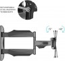 Кронштейн для телевизора Onkron NP28 черный 17"-43" макс.35кг настенный поворот и наклон