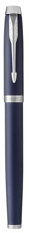 Ручка роллер Parker IM Core T321 (1931661) Matte Blue CT F черные чернила подар.кор.