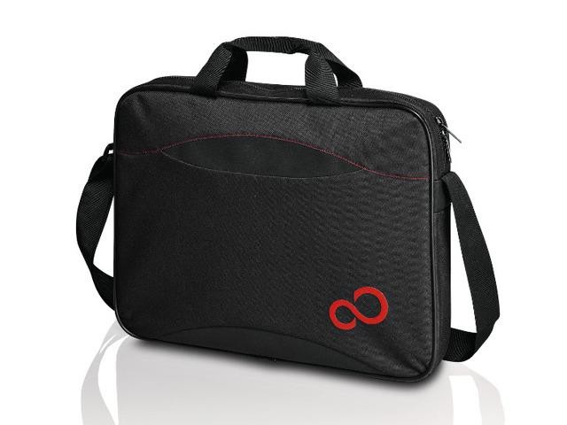 Сумка для ноутбука 16" Fujitsu Casual Entry черный/красный нейлон (S26391-F1191-L107)