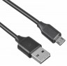 Кабель Buro Reversible BHP MICROUSB 1M USB (m)-micro USB (m) 1м черный