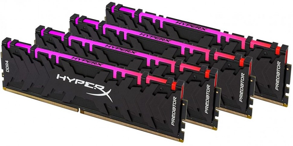 Память DDR4 4x8Gb 3200MHz Kingston HX432C16PB3AK4/32 RTL PC4-25600 CL16 DIMM 288-pin 1.35В single rank