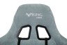 Кресло игровое Zombie VIKING KNIGHT Fabric серо-голубой Light-28 с подголов. крестовина металл