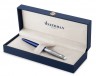 Ручка шариковая Waterman Hemisphere (2146619) Matte SS Blue CT M синие чернила подар.кор.