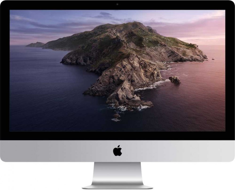 Моноблок Apple iMac MXWV2RU/A 27" 5K i7 10700K (3.8)/8Gb/SSD512Gb/Pro 5500XT 8Gb/CR/macOS/GbitEth/WiFi/BT/клавиатура/мышь/Cam/серебристый/черный 5120x2880