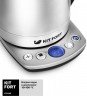Чайник электрический Kitfort КТ-645 1.7л. 2200Вт серебристый (корпус: нержавеющая сталь)