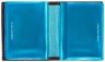 Чехол для кредитных карт Piquadro Blue Square PP1395B2/BLU2 темно-синий натур.кожа