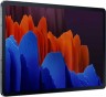 Планшет Samsung Galaxy Tab S7+ SM-T970 Snapdragon 865 Plus (3.1) 8C/RAM6Gb/ROM128Gb 12.4" Super AMOLED 2800x1752/Android 10.0/черный/13Mpix/8Mpix/BT/WiFi/Touch/microSD 1Tb/10090mAh