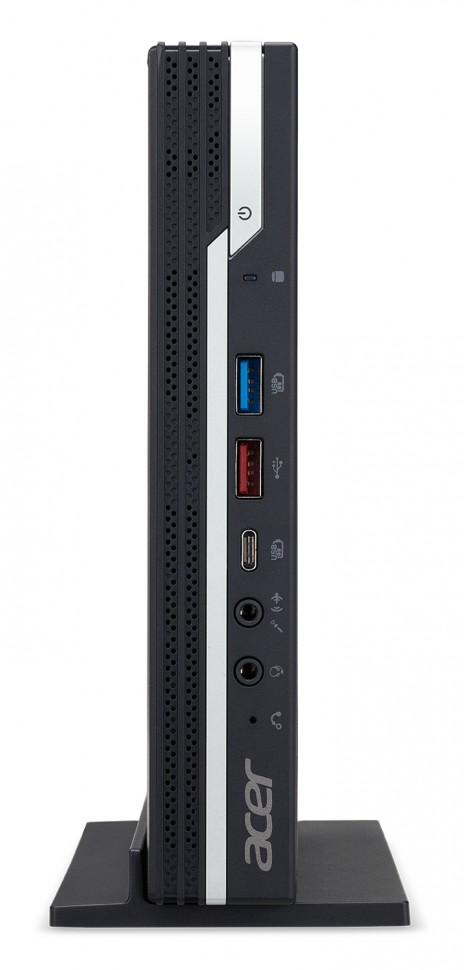 Неттоп Acer Veriton N4660G i3 9100 (3.6)/4Gb/1Tb 7.2k/UHDG 630/Endless/GbitEth/WiFi/BT/90W/клавиатура/мышь/черный