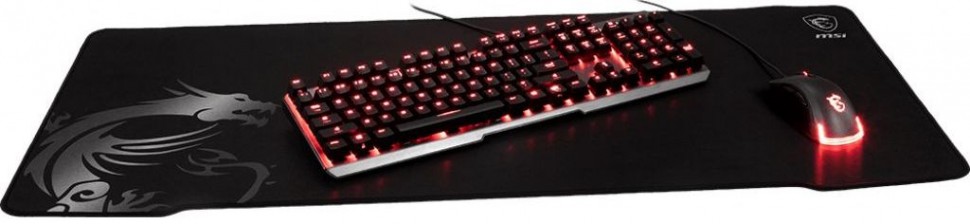 Коврик для мыши MSI AGILITY GD70 черный/рисунок 900x400x3мм