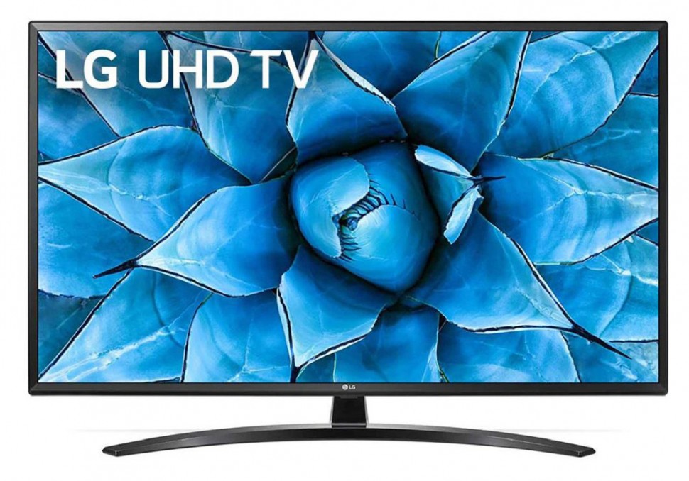Телевизор LED LG 43" 43UN74006LA черный/Ultra HD/100Hz/DVB-T/DVB-T2/DVB-C/DVB-S/DVB-S2/USB/WiFi/Smart TV (RUS)