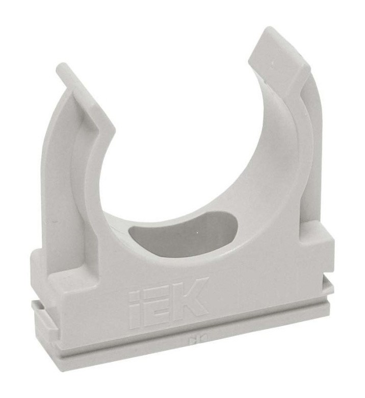 Держатель d20mm IEK CTA10D-CF20-K41-100-PCS (упак.:100шт) серый