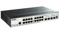 Коммутатор D-Link DGS-1510-20/A1A 16G 2SFP 2SFP+ 373033PPoE управляемый