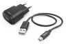 Сетевое зар./устр. Hama H-183256 1A универсальное кабель microUSB черный (00183256)