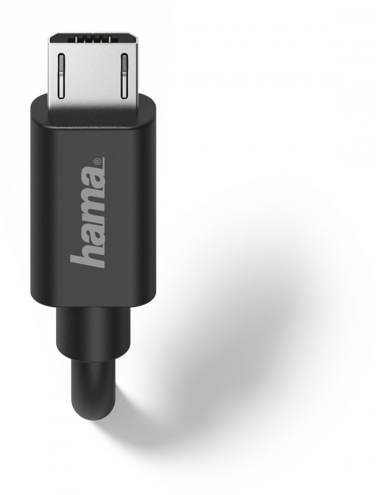 Сетевое зар./устр. Hama H-183256 1A универсальное кабель microUSB черный (00183256)