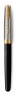 Ручка перьевая Parker Sonnet Premium F537 (2119784) Metal Black GT F перо золото 18K подар.кор.