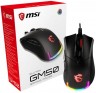 Мышь MSI Clutch GM50 черный оптическая (7200dpi) USB2.0 (6but)