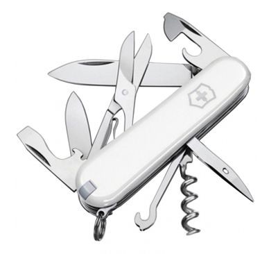 Нож перочинный Victorinox Climber (1.3703.7R) 91мм 14функций белый карт.коробка