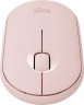 Мышь Logitech Pebble M350 розовый оптическая (1000dpi) silent беспроводная BT/Radio USB для ноутбука (3but)