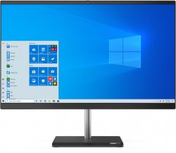 Моноблок Lenovo V50a-24IMB 23.8" Full HD PG G6400T (3.4)/8Gb/1Tb 7.2k/UHDG 610/DVDRW/CR/Windows 10 Professional 64/GbitEth/WiFi/BT/90W/клавиатура/мышь/Cam/черный 1920x1080