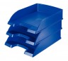 Лоток горизонтальный Leitz 52270035 Plus A4 синий пластик (упак.:1шт)