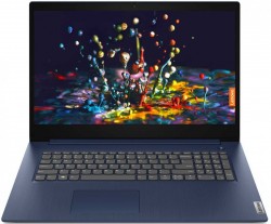 Ноутбук Lenovo IdeaPad 3 17ADA05 Ryzen 3 3250U/8Gb/SSD256Gb/AMD Radeon Vega 3/17.3"/TN/HD+ (1600x900)/Free DOS/blue/WiFi/BT/Cam