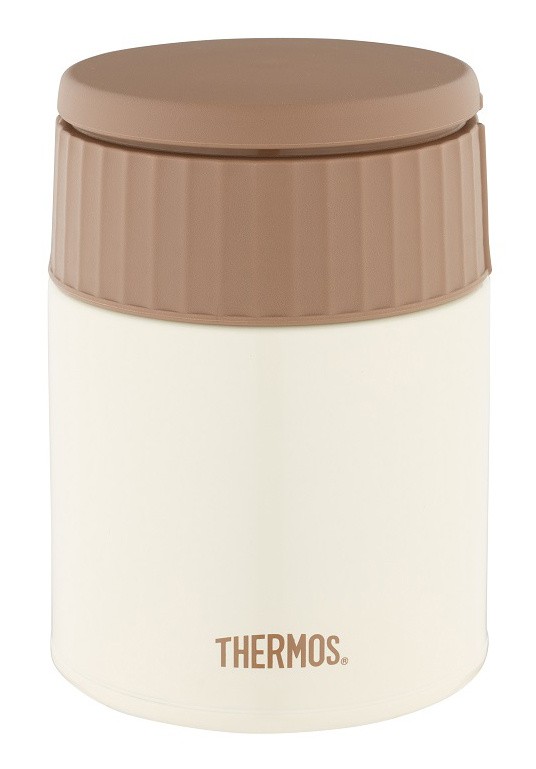 Термос Thermos JBQ-400-MLK 0.4л. белый/коричневый (924674)