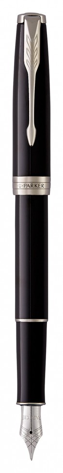 Ручка перьевая Parker Sonnet Core F539 (1931499) LaqBlack СT F перо сталь нержавеющая подар.кор.