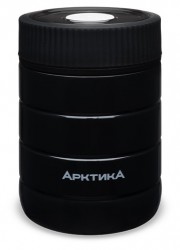 Термос для еды Арктика 307-480 0.48л. черный картонная коробка (307-480/BLA)