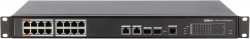 Коммутатор Dahua DH-PFS4218-16ET-190 16x100Mb 2G 16PoE управляемый