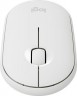 Мышь Logitech Pebble M350 белый оптическая (1000dpi) silent беспроводная BT/Radio USB для ноутбука (3but)