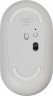Мышь Logitech Pebble M350 белый оптическая (1000dpi) silent беспроводная BT/Radio USB для ноутбука (3but)