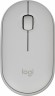 Мышь Logitech Pebble M350 белый оптическая (1000dpi) silent беспроводная BT/Radio USB для ноутбука (3but)