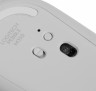 Мышь Logitech Pebble M350 белый оптическая (1000dpi) silent беспроводная BT/Radio USB для ноутбука (3but)