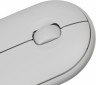 Мышь Logitech Pebble M350 белый оптическая (1000dpi) silent беспроводная BT/Radio USB для ноутбука (3but)