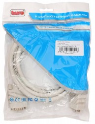 Кабель Buro CAB016S-06 VGA (m) VGA (m) 1.8м феррит.кольца серый