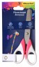 Ножницы Silwerhof 453087 Цветландия детские 130мм ручки с резиновой вставкой ассорти